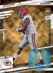 2022 Perstige Diamond Devonte Wyatt  #355 Rookie Green Bay Packers